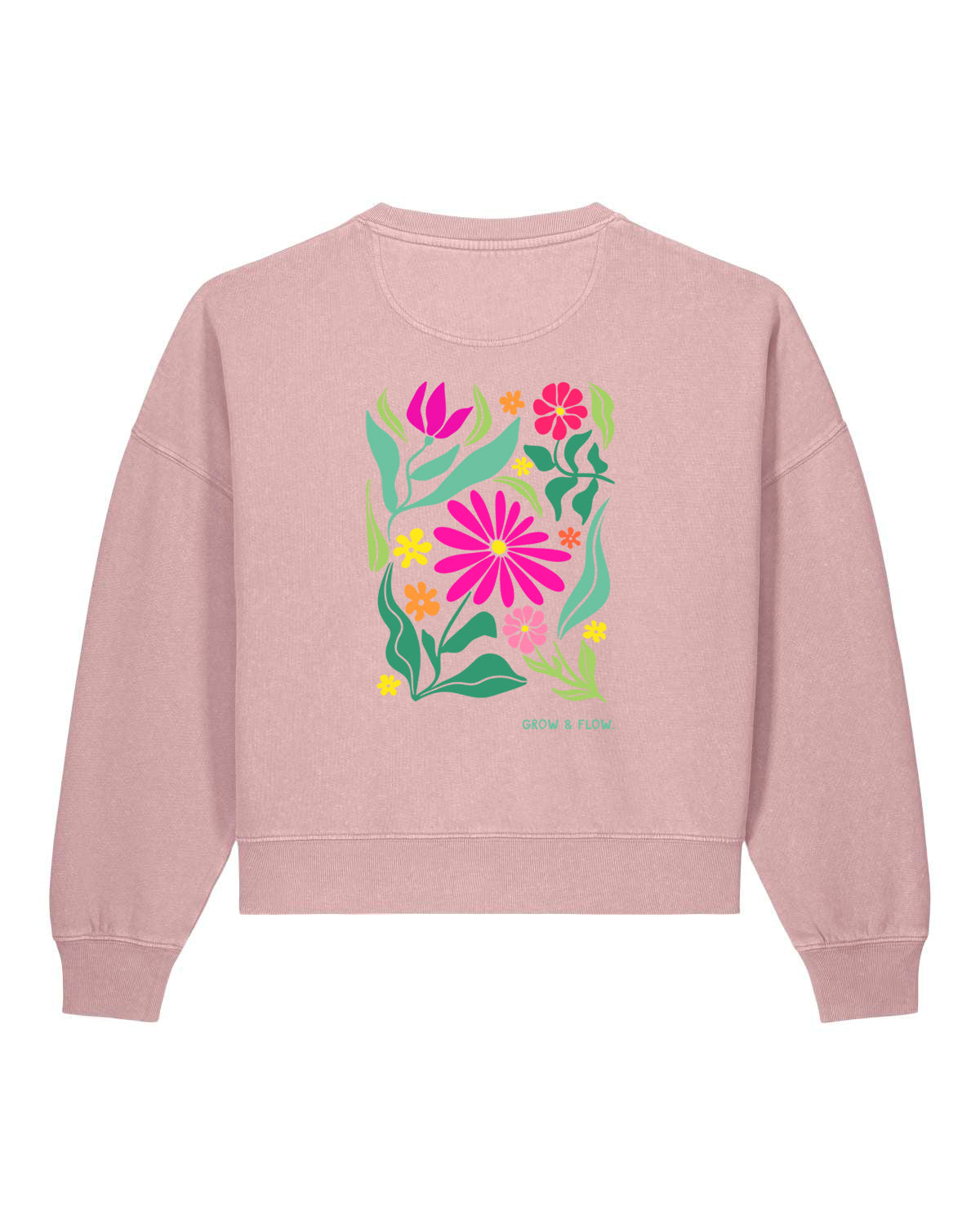 BIO FRAUEN SWEATSHIRT MIT BACKPRINT "MARTINI."
