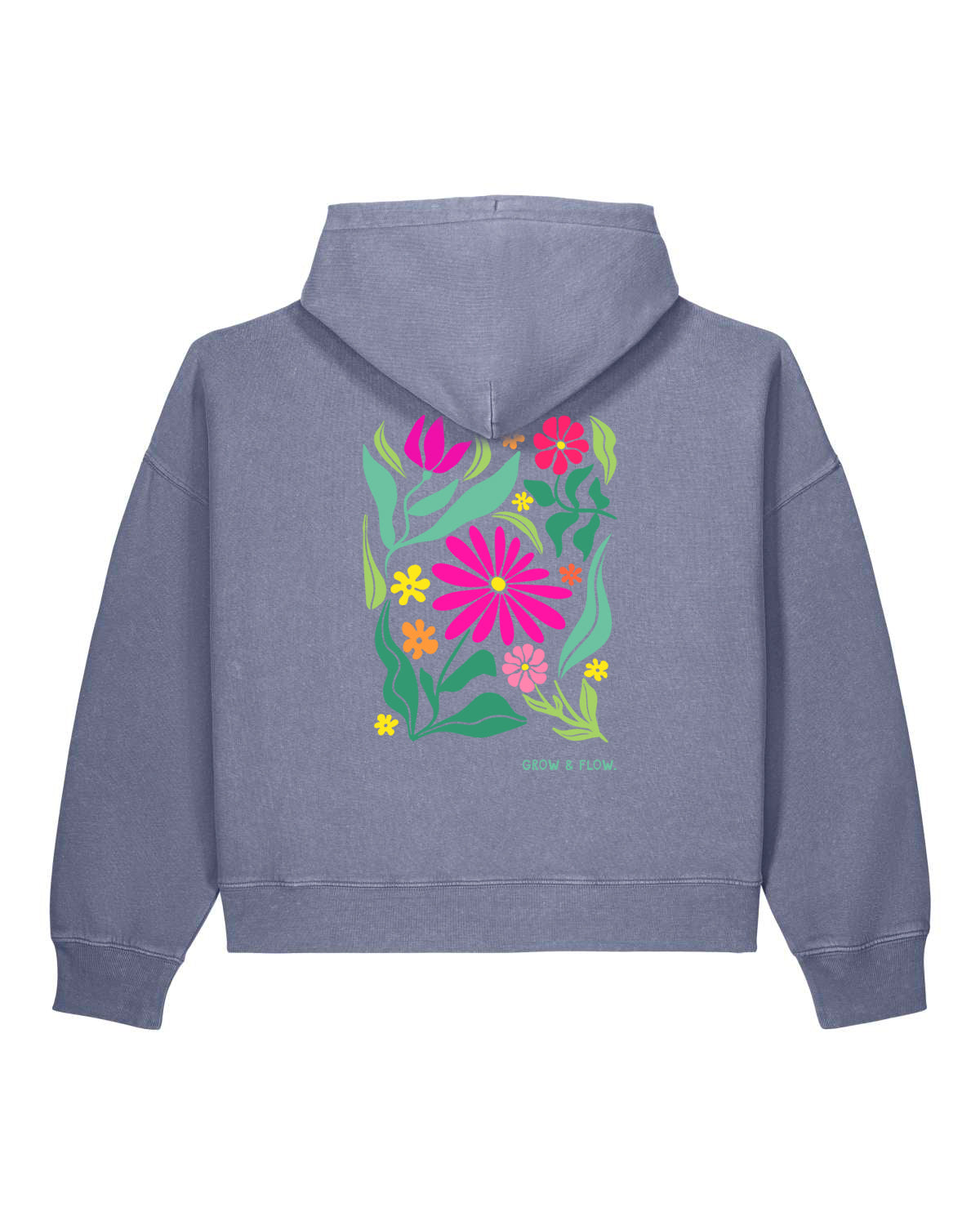 BIO FRAUEN HOODIE MIT BACKPRINT "MARTINI."