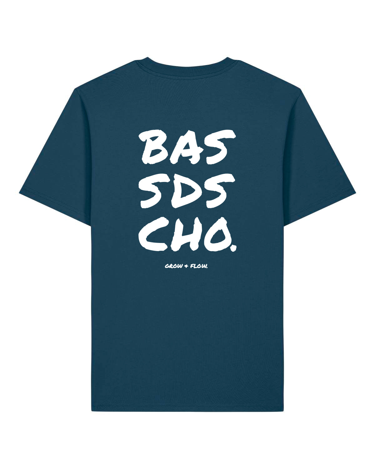 BIO T-SHIRT MIT BACKPRINT "BASSD SCHO 2.0."