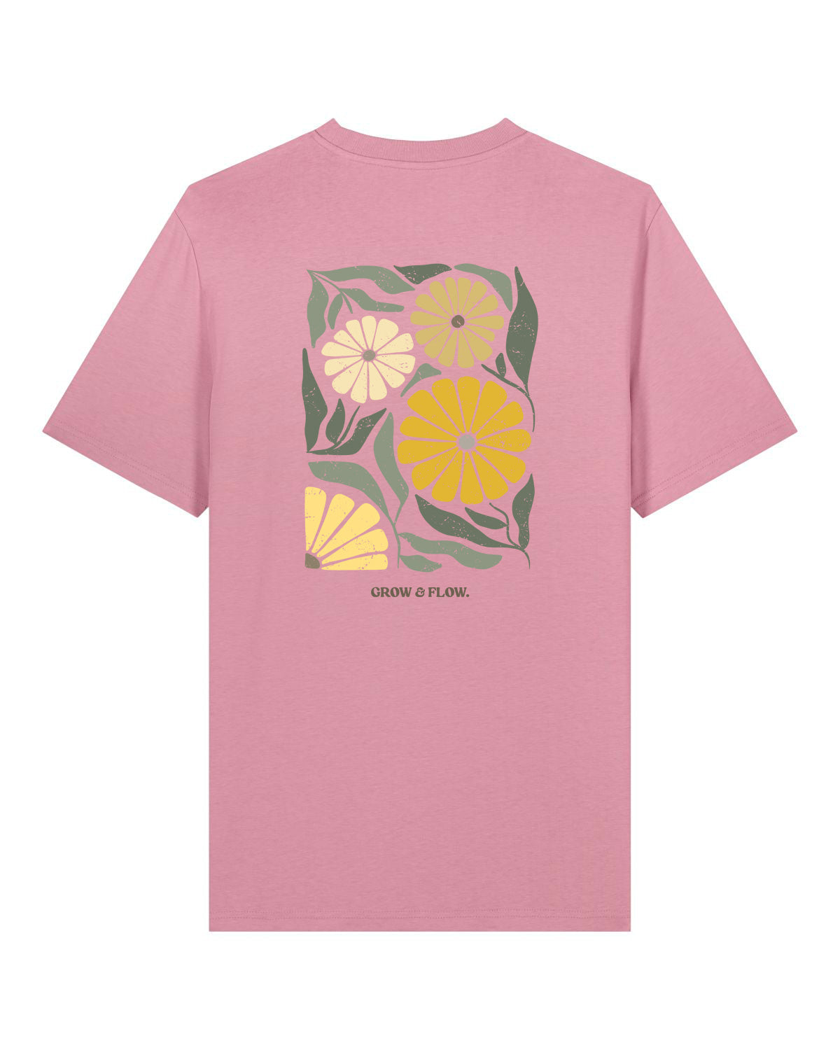 BIO T-SHIRT MIT BACKPRINT "DANDELION."
