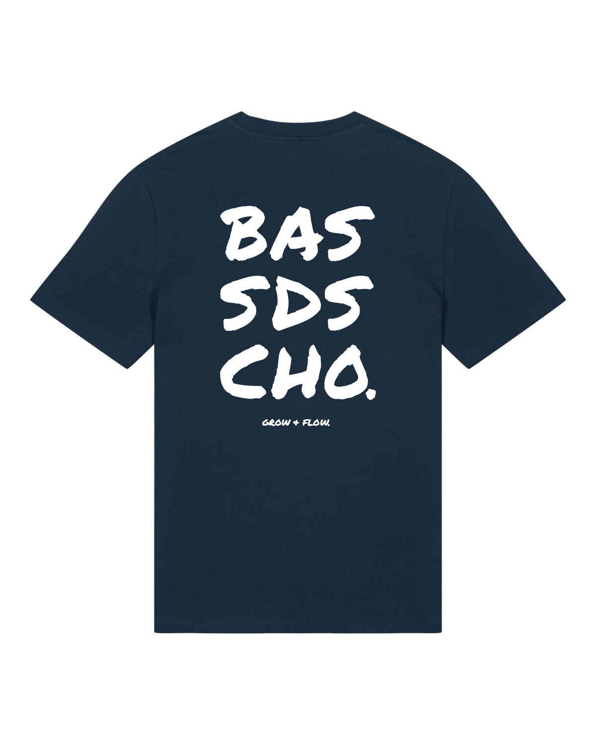 BIO T-SHIRT MIT BACKPRINT "BASSD SCHO 2.0."