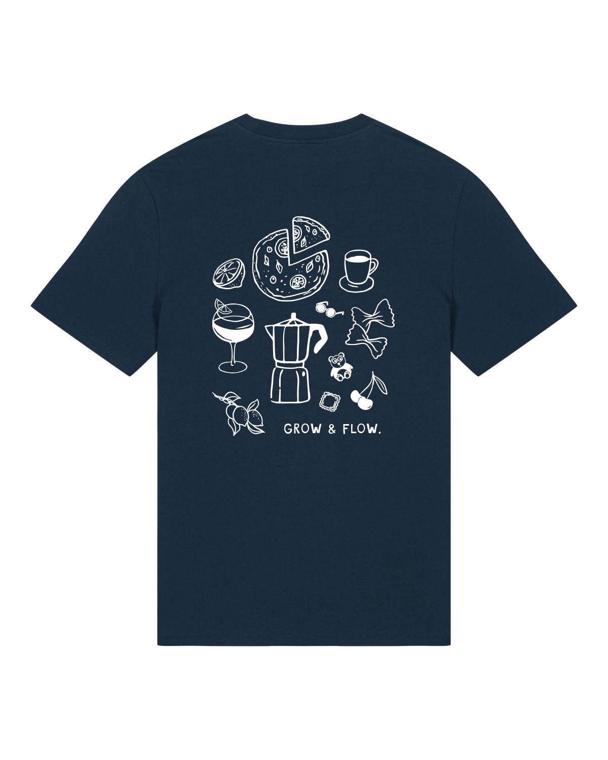BIO T-SHIRT MIT BACKPRINT "CIAO ITALIA."