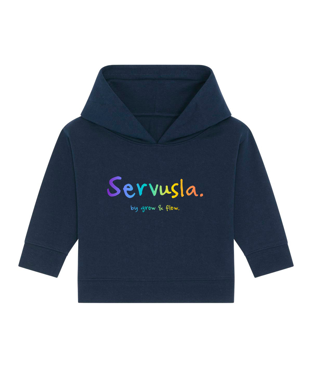 BIO-BABY HOODIE "SERVUSLA."