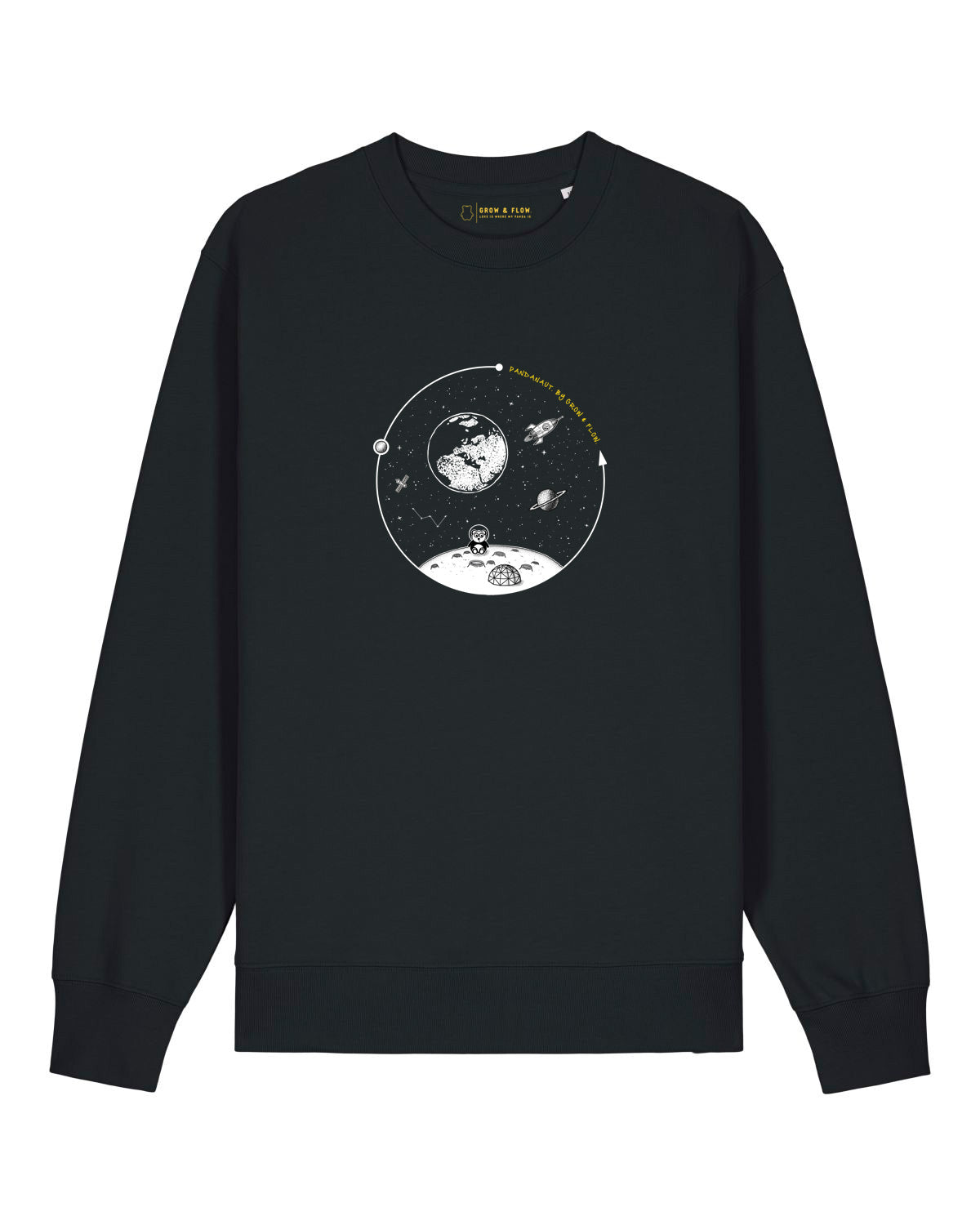 BIO CREWNECK-SWEATSHIRT "TO THE MOON."