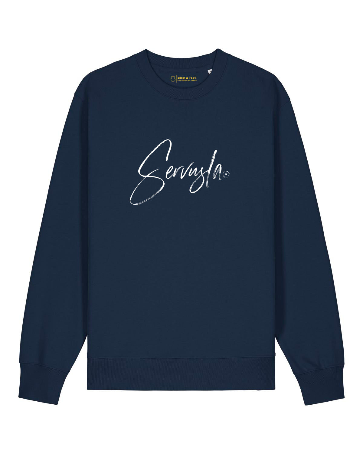 BIO CREWNECK-SWEATSHIRT "SERVUSLA."