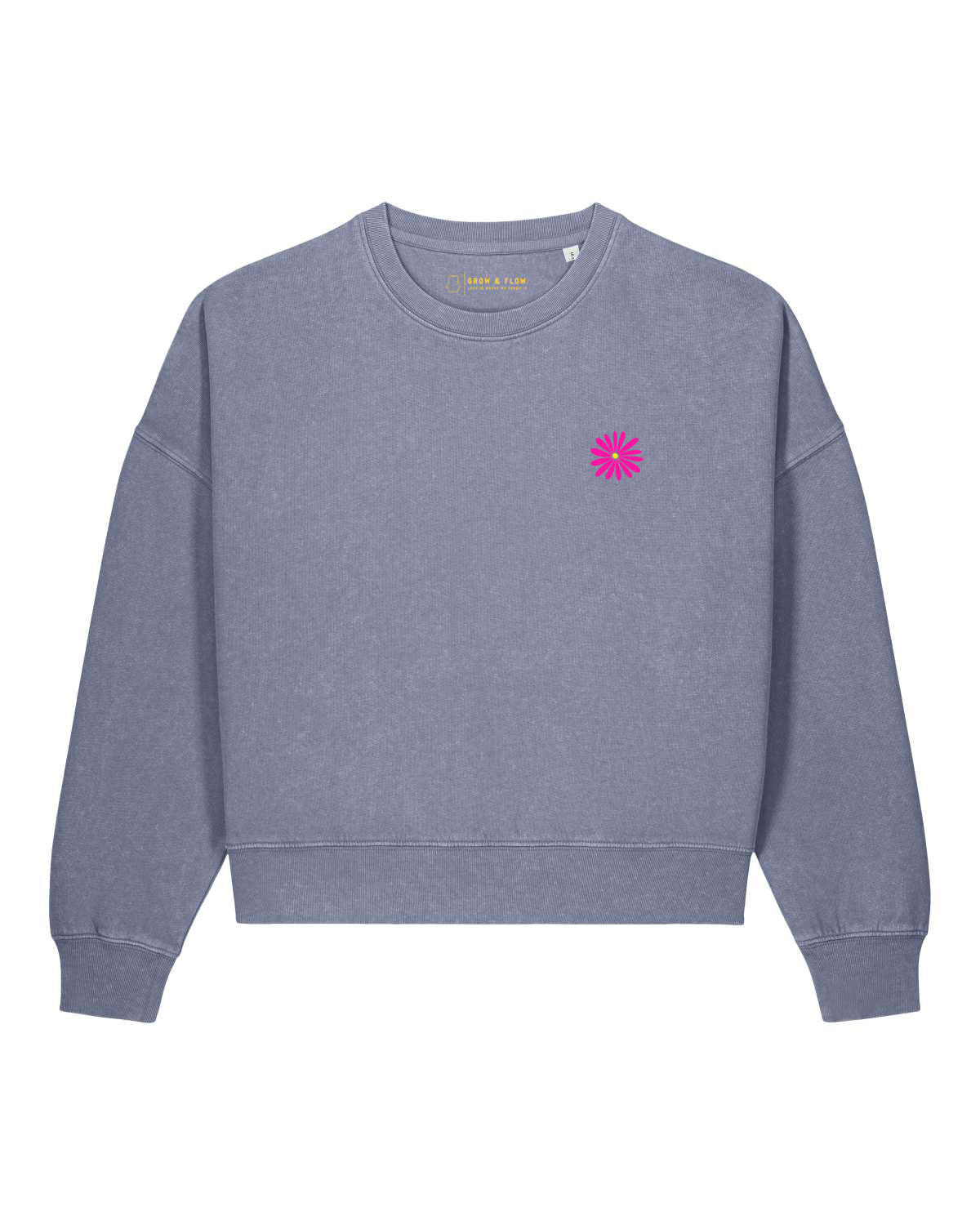 BIO FRAUEN SWEATSHIRT MIT BACKPRINT "MARTINI."