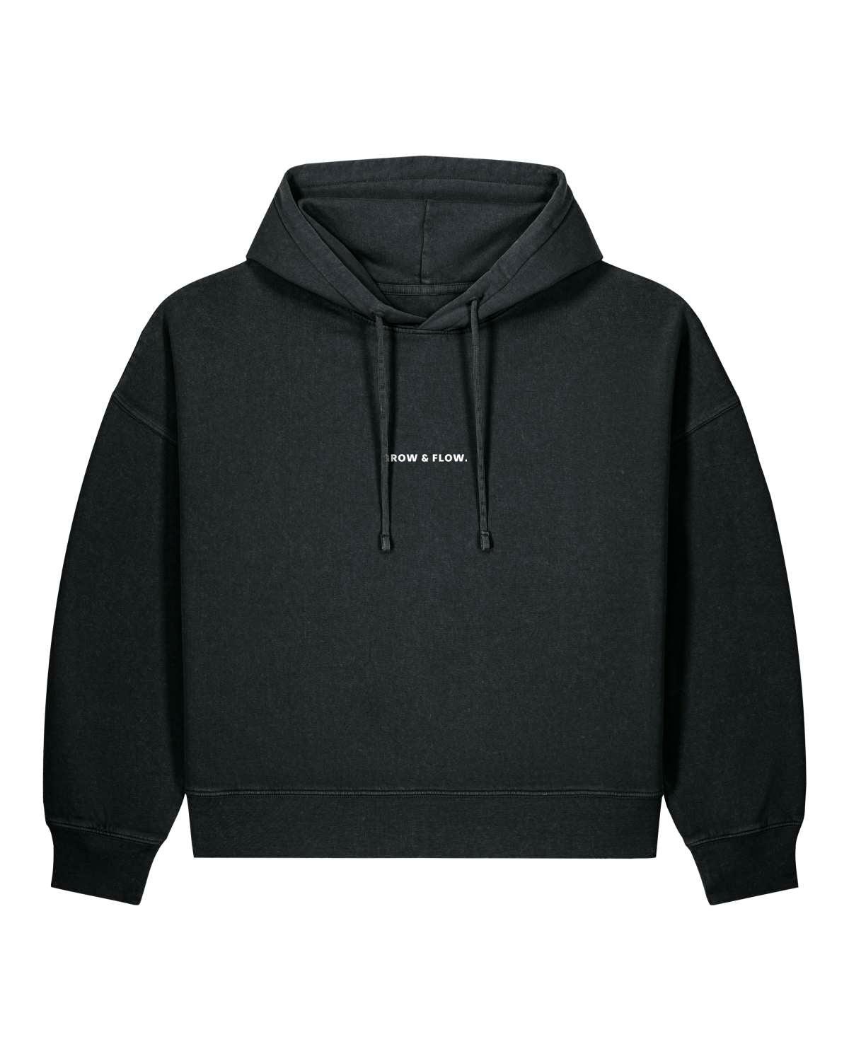 BIO FRAUEN HOODIE MIT BACKPRINT "SUNSOUL."