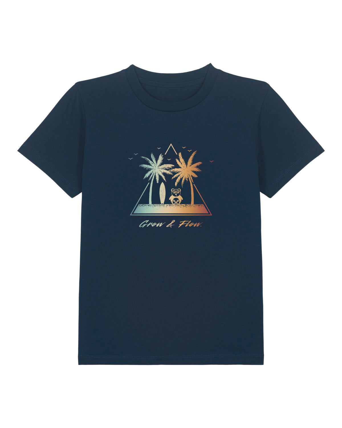 BIO-KINDER T-SHIRT "PANDA.BEACH.RETRO."