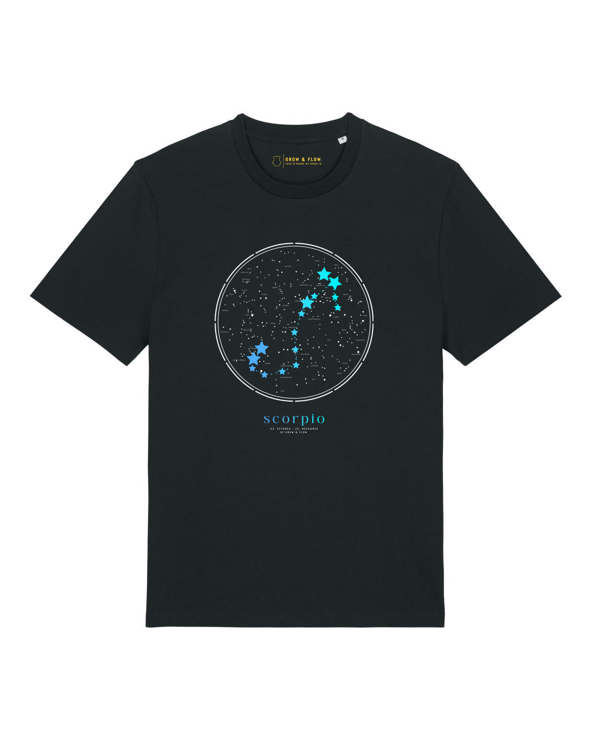 BIO T-SHIRT GENDERNEUTRAL. "SKORPION."