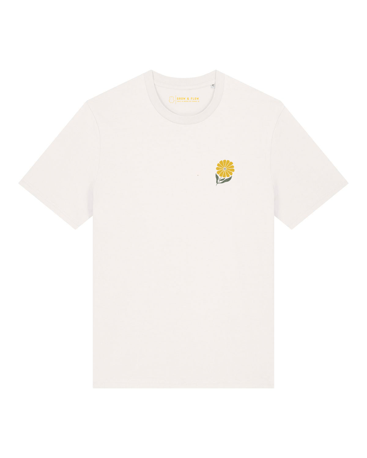 BIO T-SHIRT MIT BACKPRINT "DANDELION."