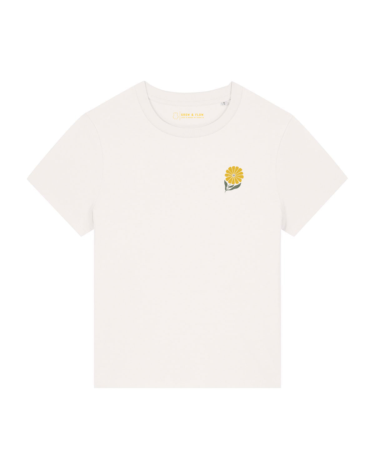 BIO T-SHIRT MIT BACKPRINT "DANDELION."