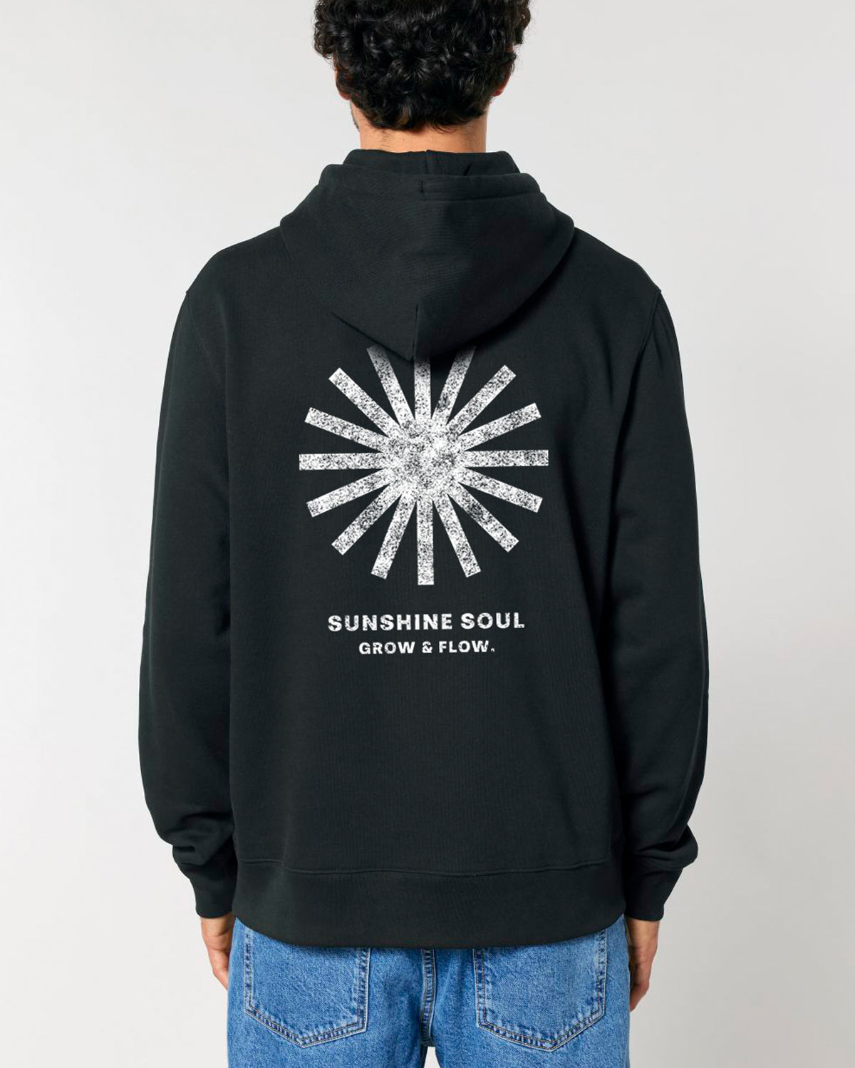 BIO HOODIE MIT BACKPRINT "SUNSOUL."
