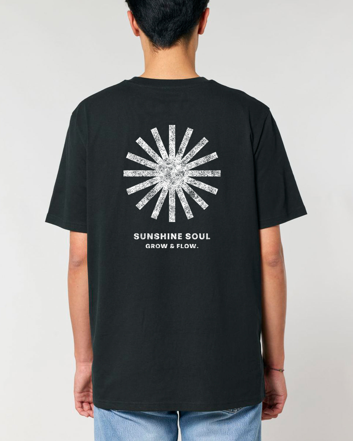 BIO T-SHIRT MIT BACKPRINT "SUNSOUL."
