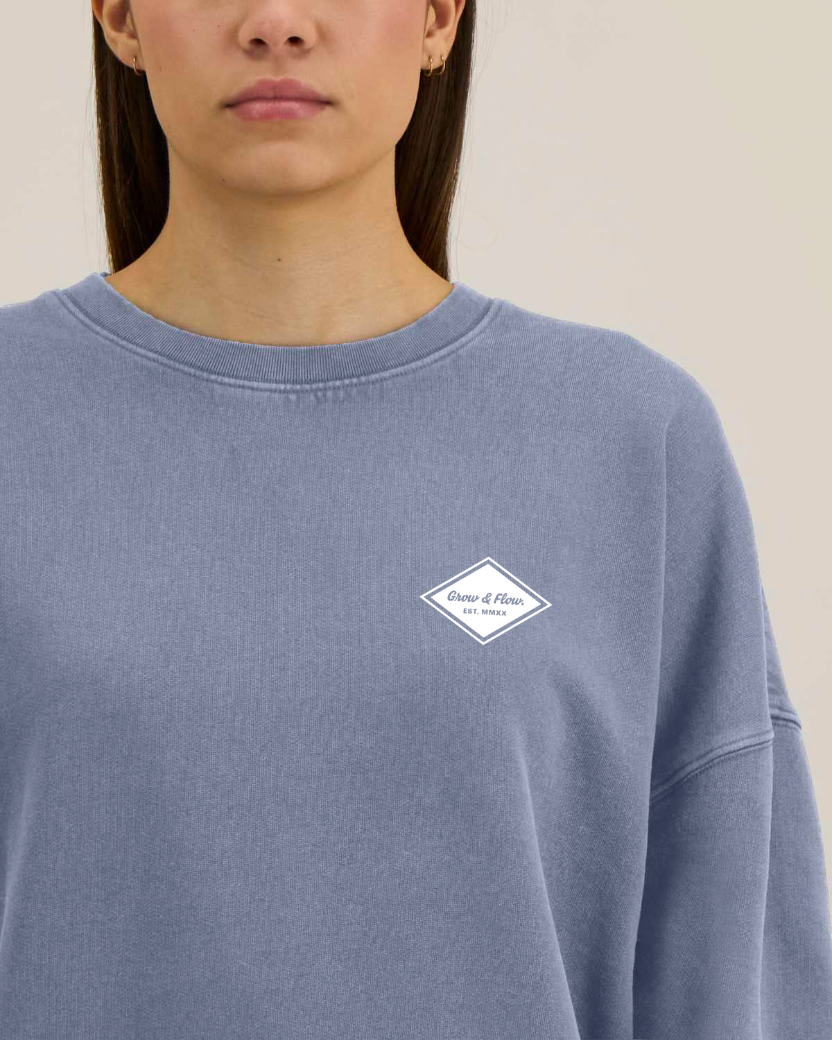 BIO FRAUEN SWEATSHIRT "DIAMOND."