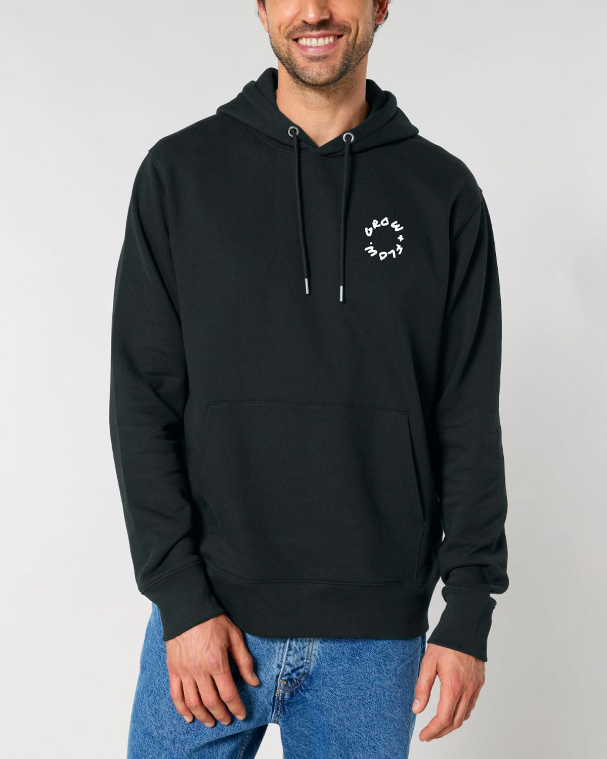 BIO HOODIE MIT BACKPRINT "SERVUSLA 2.0."