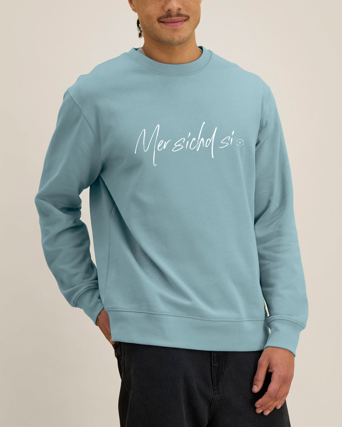 BIO CREWNECK-SWEATSHIRT "MER SICHD SI."