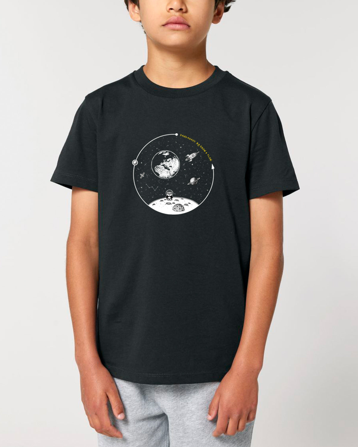 BIO-KINDER T-SHIRT "TO THE MOON."