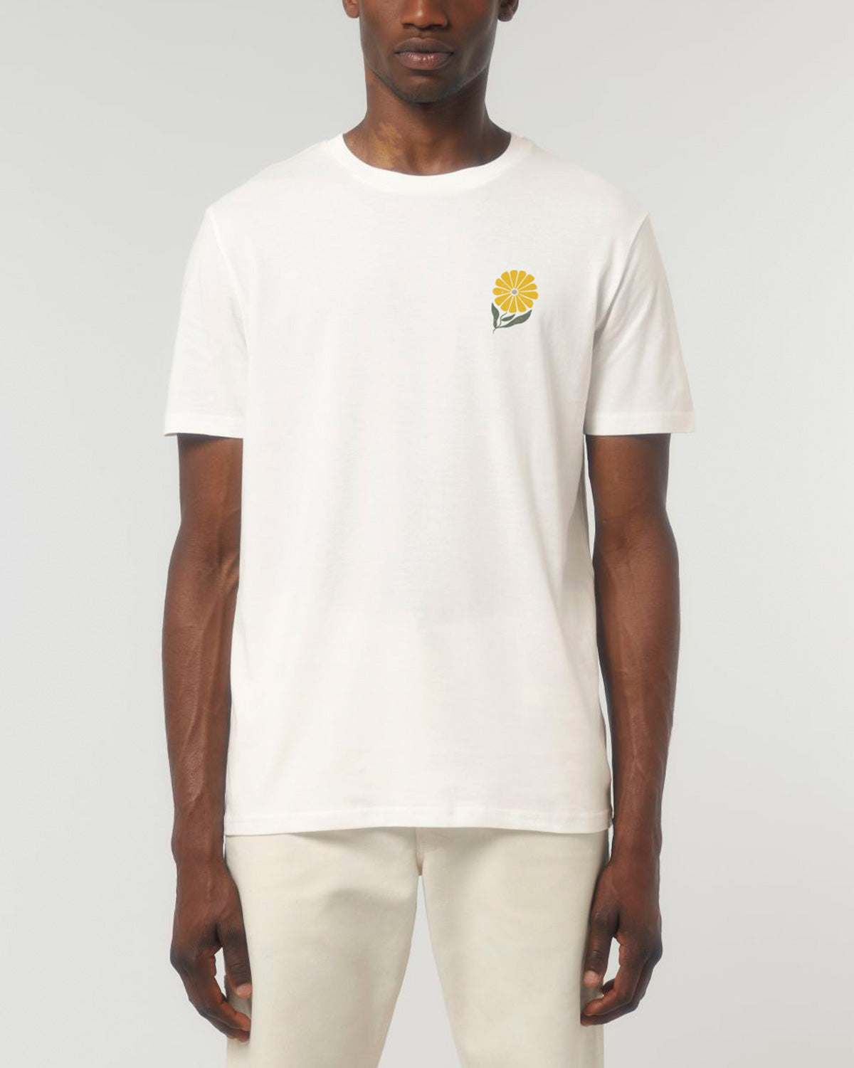 BIO T-SHIRT MIT BACKPRINT "DANDELION."