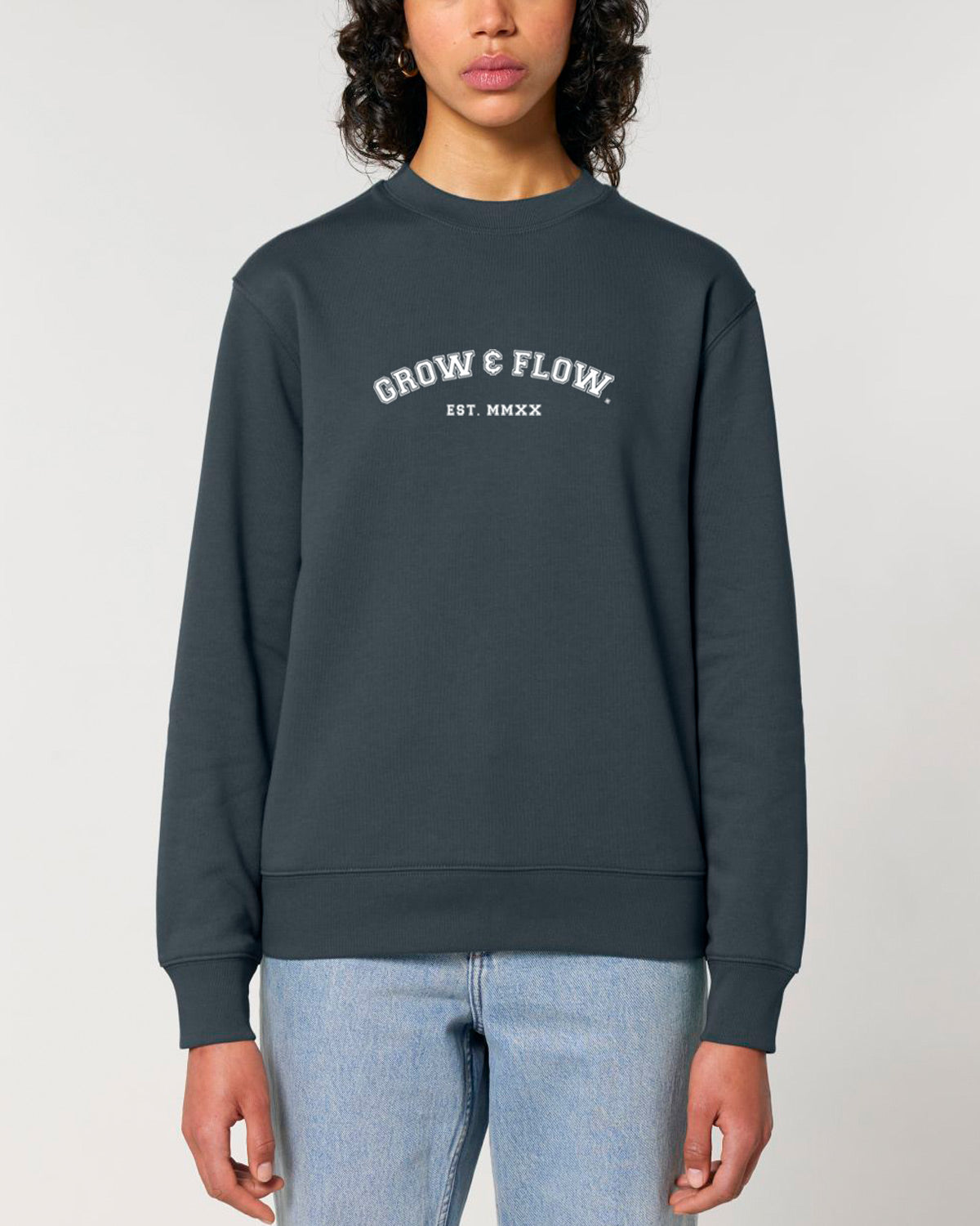 BIO CREWNECK-SWEATSHIRT "COLLEGE."