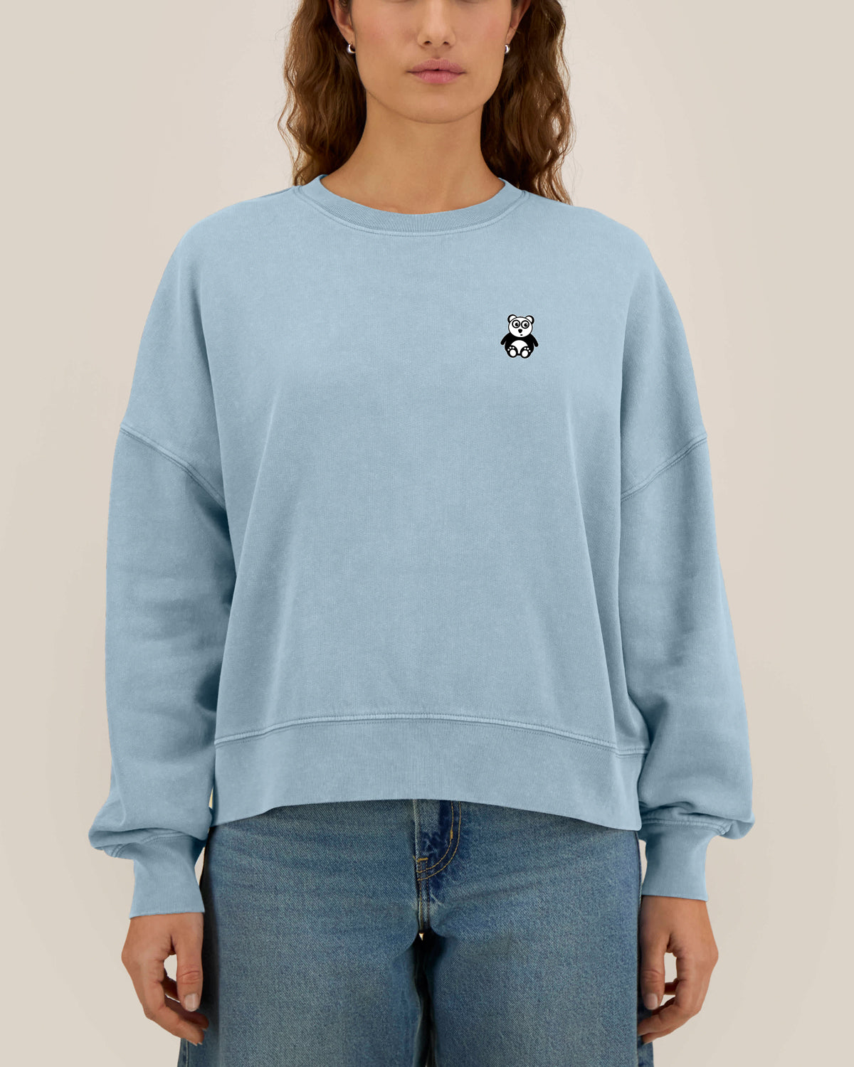 BIO FRAUEN SWEATSHIRT "PURE.PANDA."