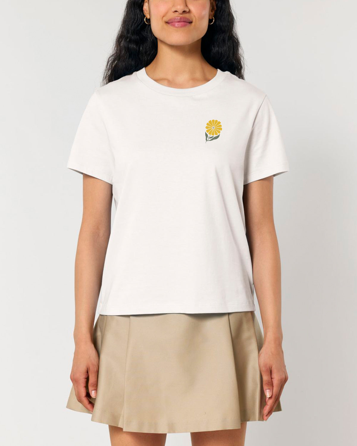 BIO T-SHIRT MIT BACKPRINT "DANDELION."