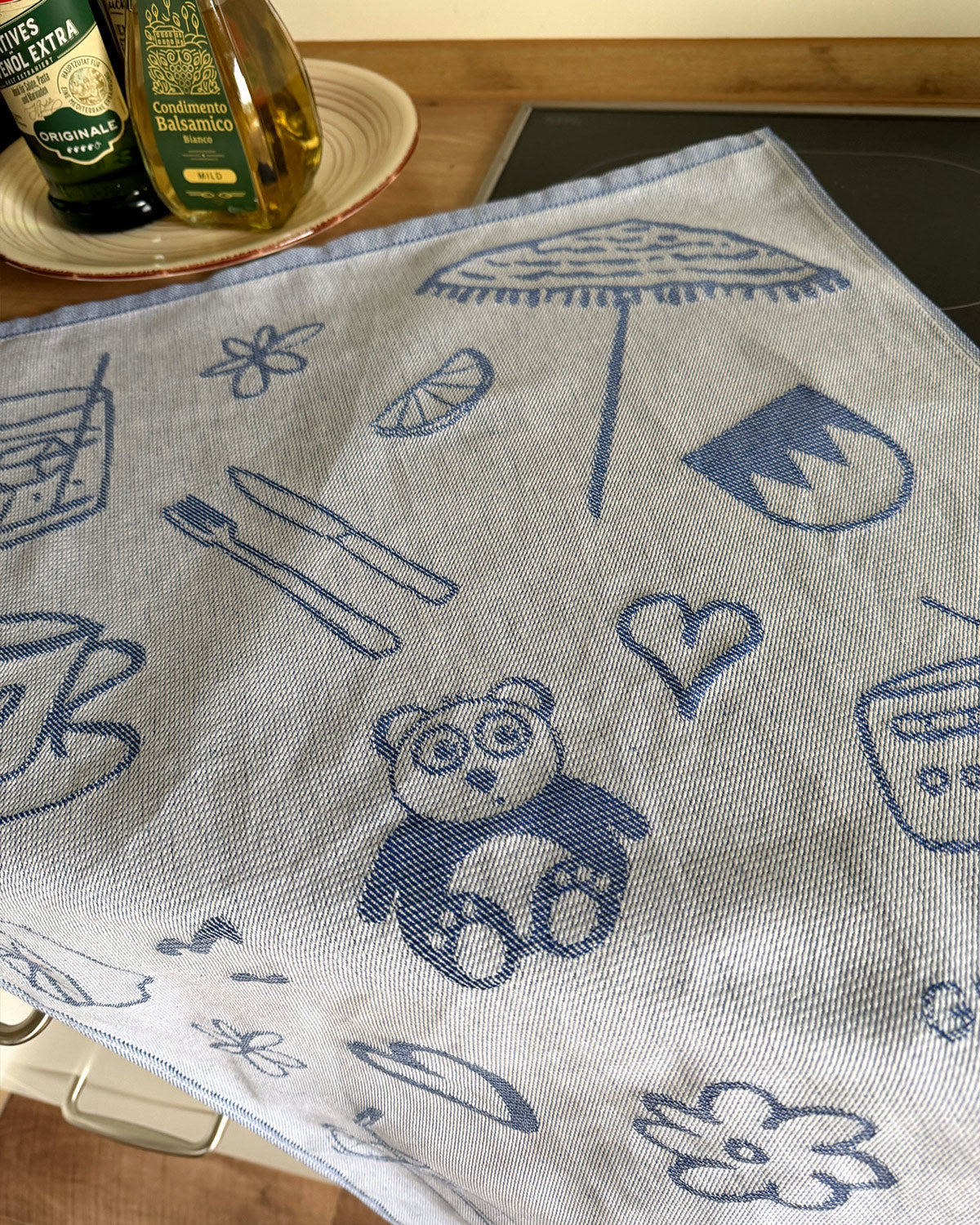 GISCHIRRTUCH "PANDA. KITCHEN. FUN."