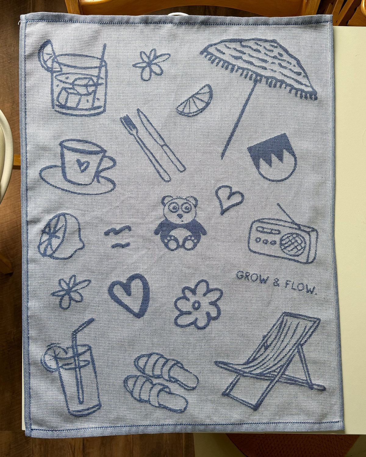 GISCHIRRTUCH "PANDA. KITCHEN. FUN."