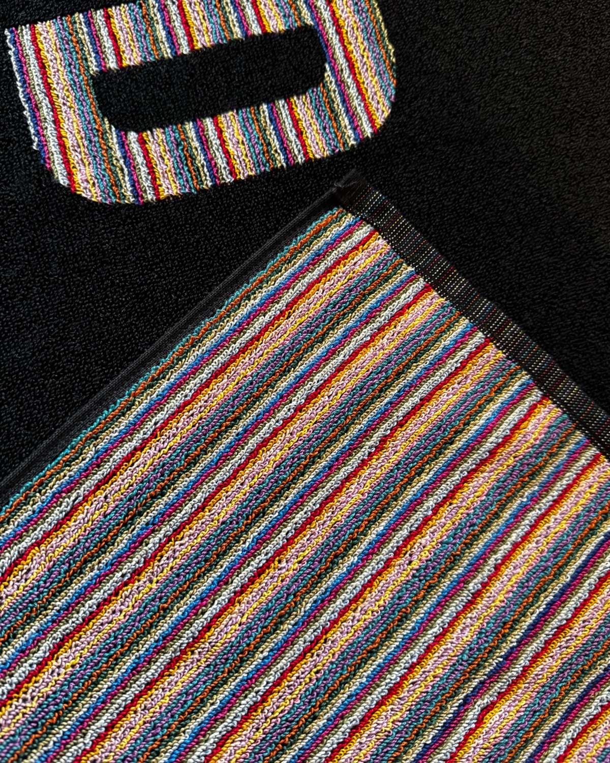 DUSCHTUCH "BASSD SCHO." (ZERO WASTE AUS CA. 30% RECYCELTEN GARNEN)
