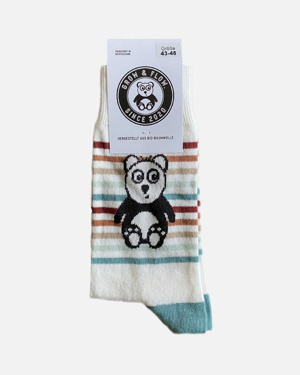 BIO-BUSINESSSOCKEN "RETRO. PANDA." GENDERNEUTRAL.