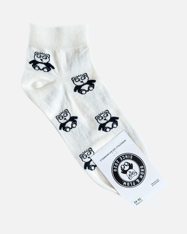 Bio-Sneakersocken Vorteilspack "Panda" (3er-Set)