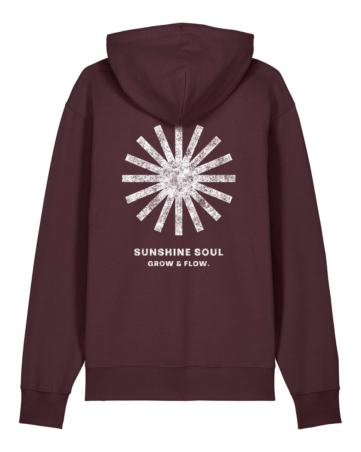 BIO HOODIE MIT BACKPRINT "SUNSOUL."