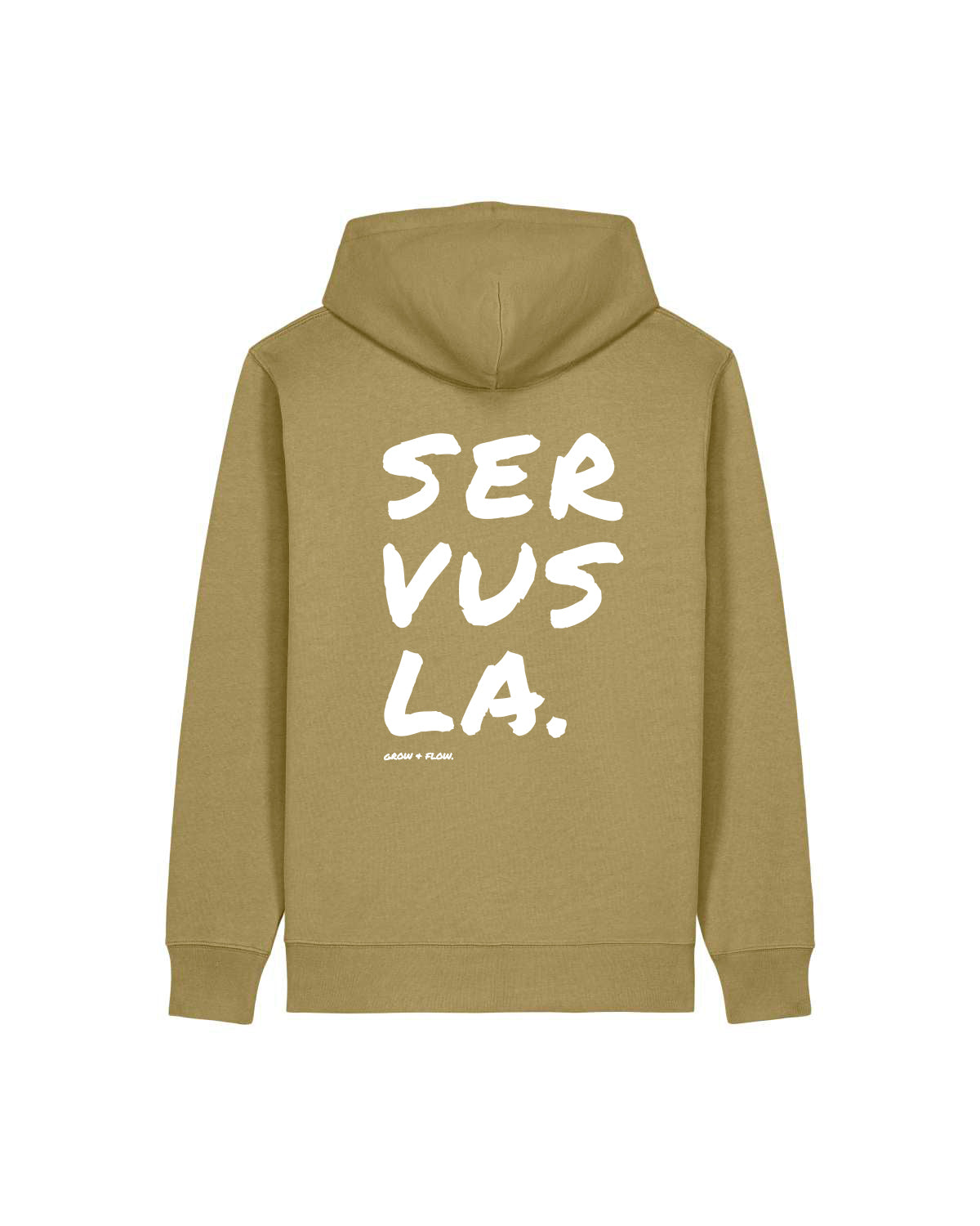 BIO HOODIE MIT BACKPRINT "SERVUSLA 2.0."