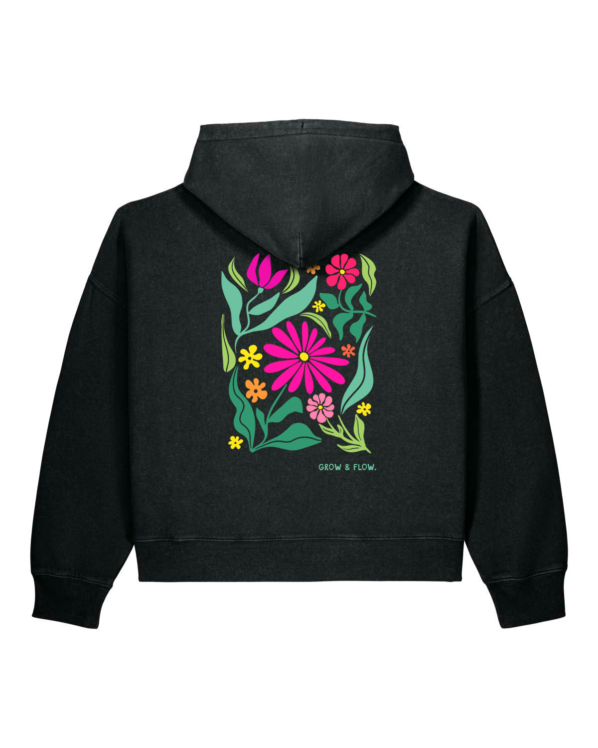 BIO FRAUEN HOODIE MIT BACKPRINT "MARTINI."
