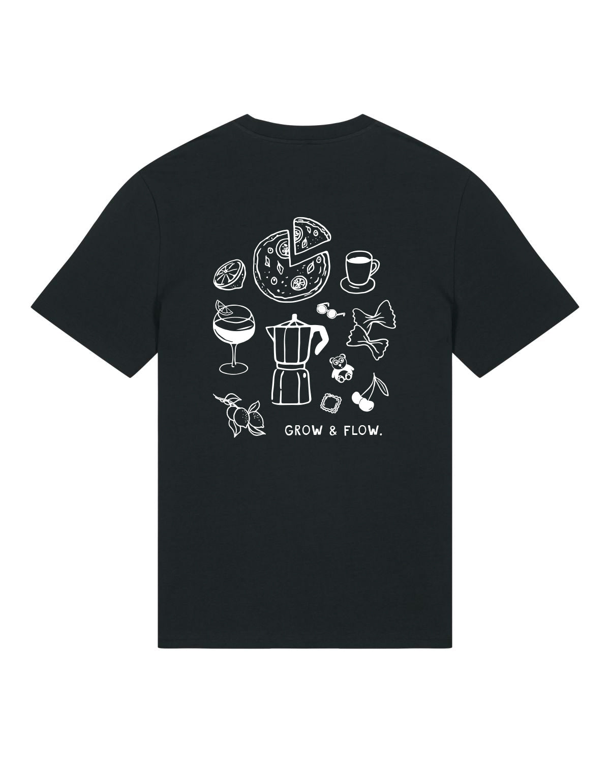 BIO T-SHIRT MIT BACKPRINT "CIAO ITALIA."