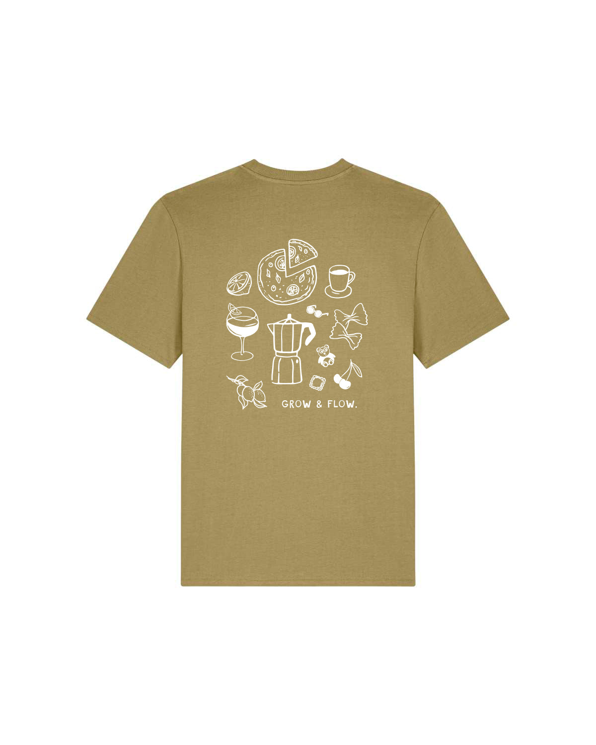 BIO T-SHIRT MIT BACKPRINT "CIAO ITALIA."