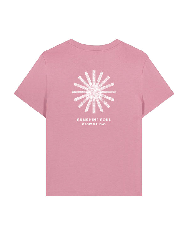 BIO T-SHIRT WITH BACKPRINT "SUNSOUL."