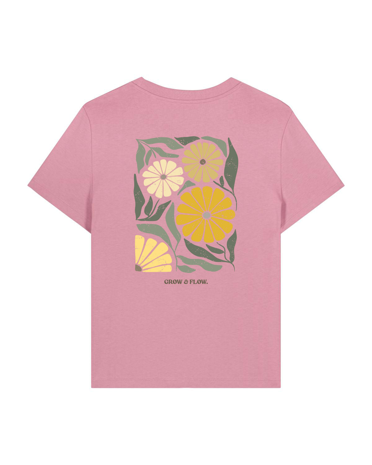 BIO T-SHIRT MIT BACKPRINT "DANDELION."