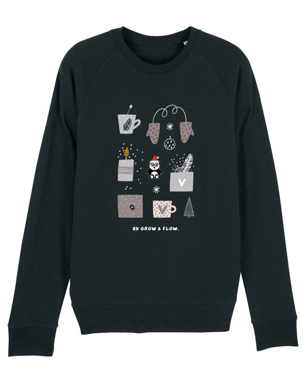 BIO RUNDHALS-SWEATSHIRT "X-MAS."