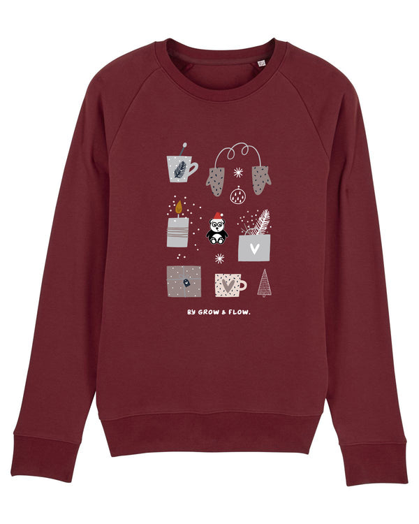 BIO RUNDHALS-SWEATSHIRT "X-MAS."