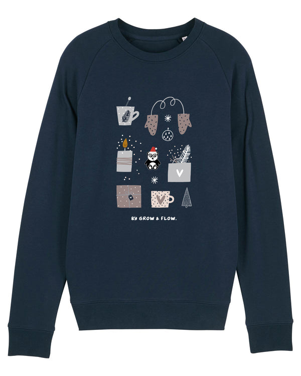BIO RUNDHALS-SWEATSHIRT "X-MAS."