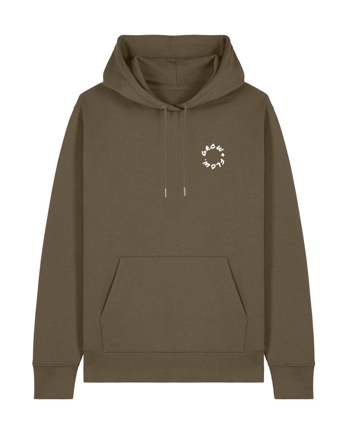 BIO HOODIE MIT BACKPRINT "SERVUSLA 2.0."