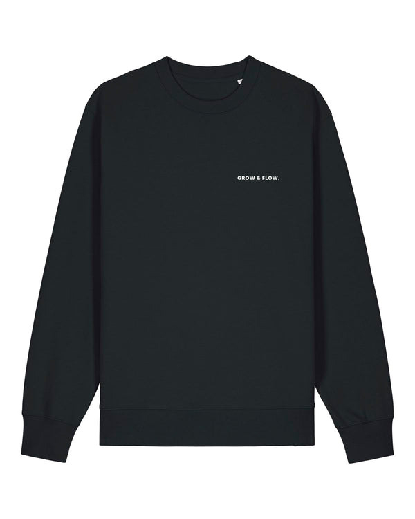 BIO CREWNECK-SWEATSHIRT WITH BACKPRINT "SUNSOUL."