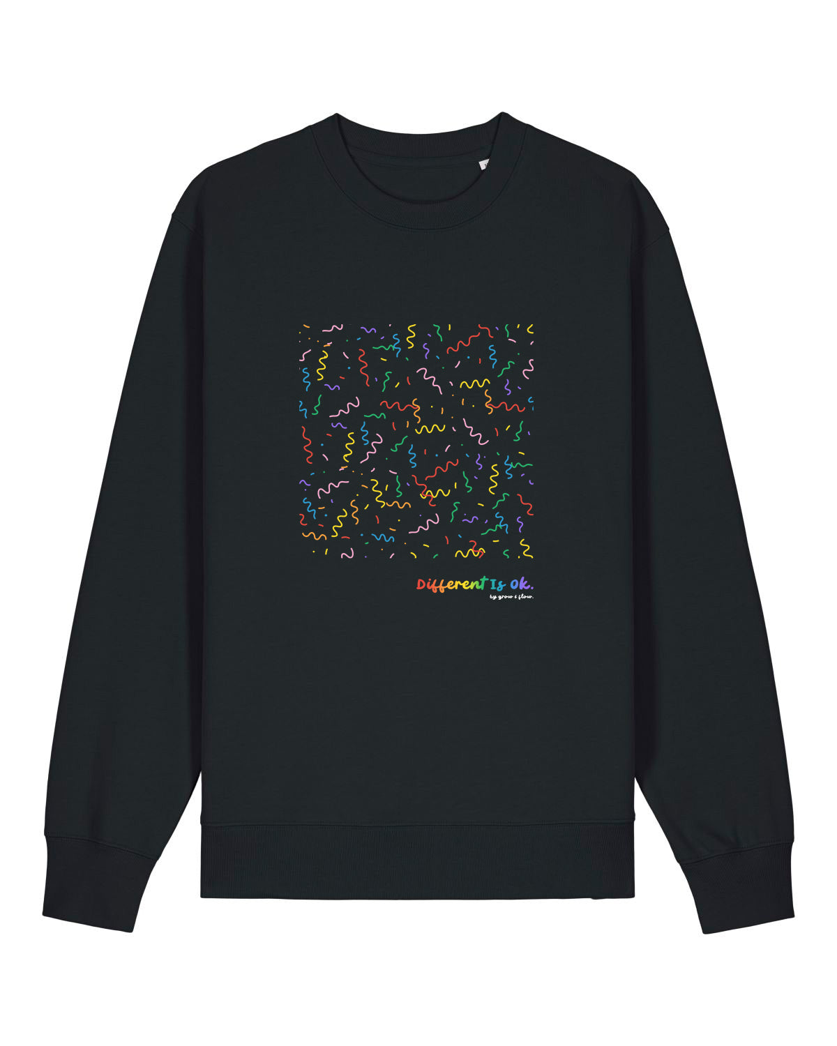 BIO CREWNECK-SWEATSHIRT "CELEBRATE U."