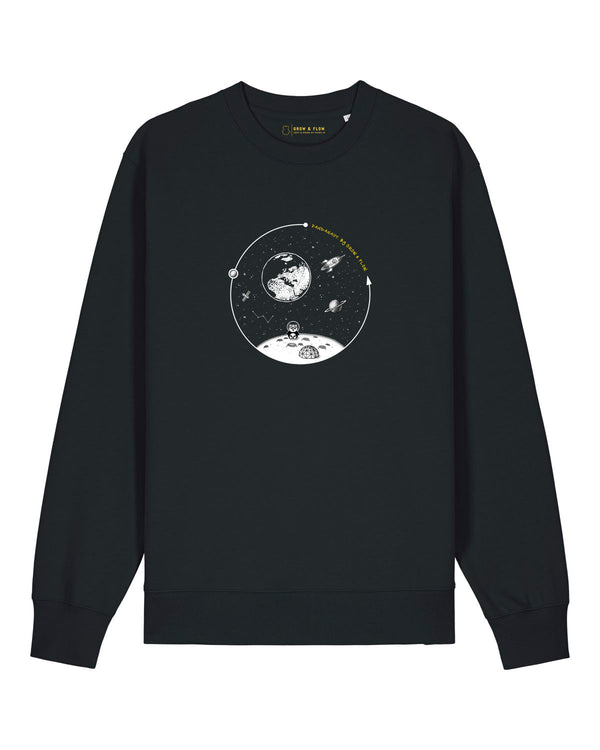 BIO CREWNECK-SWEATSHIRT "TO THE MOON."