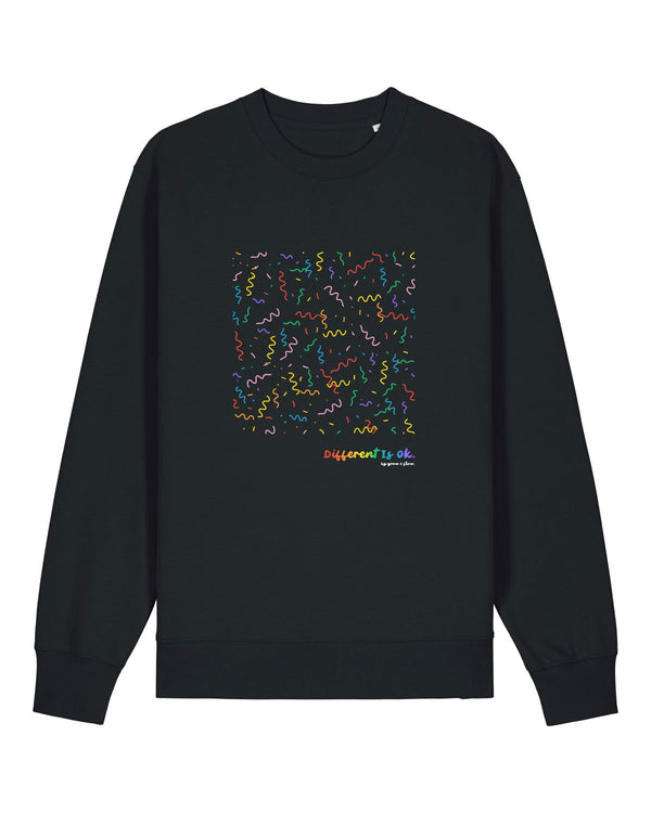 BIO CREWNECK-SWEATSHIRT "CELEBRATE U."