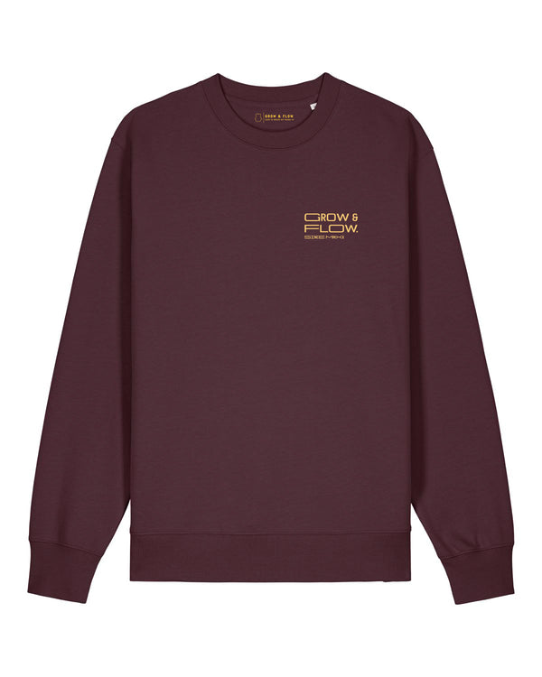 BIO CREWNECK-SWEATSHIRT "WARPED."