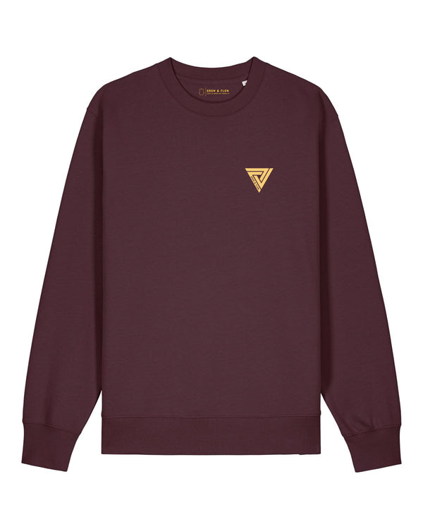 BIO CREWNECK-SWEATSHIRT "TRIQUETROUS."