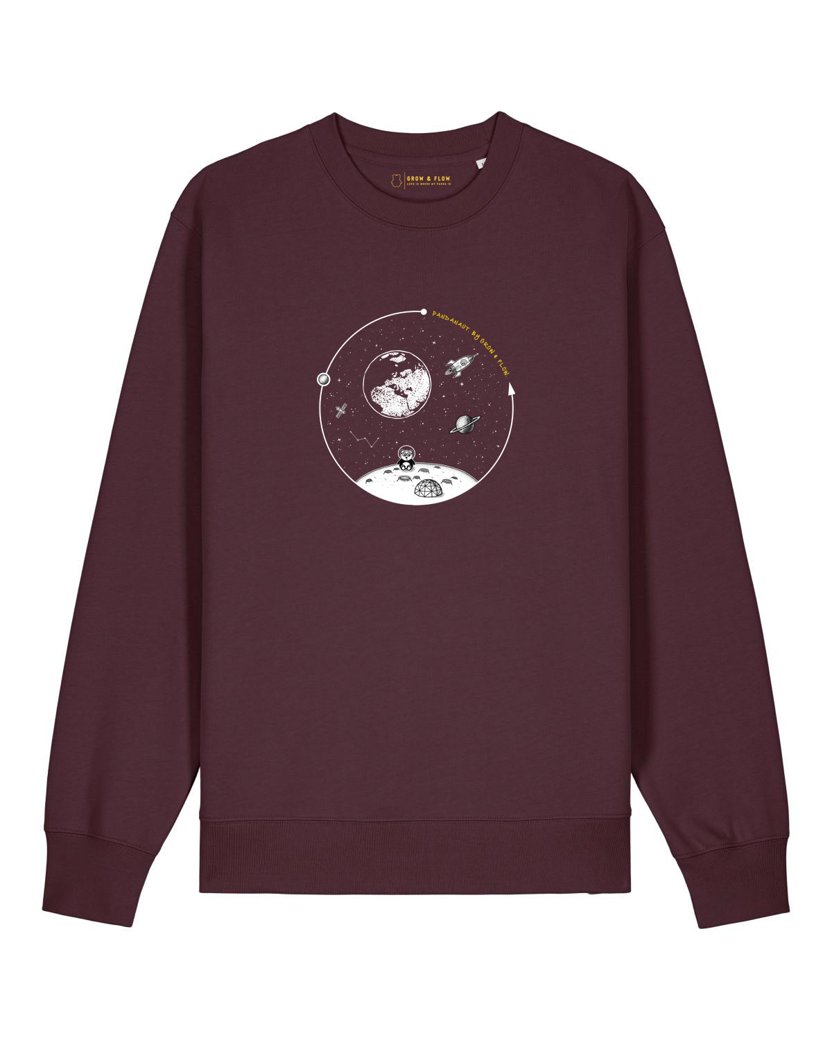BIO CREWNECK-SWEATSHIRT "TO THE MOON."