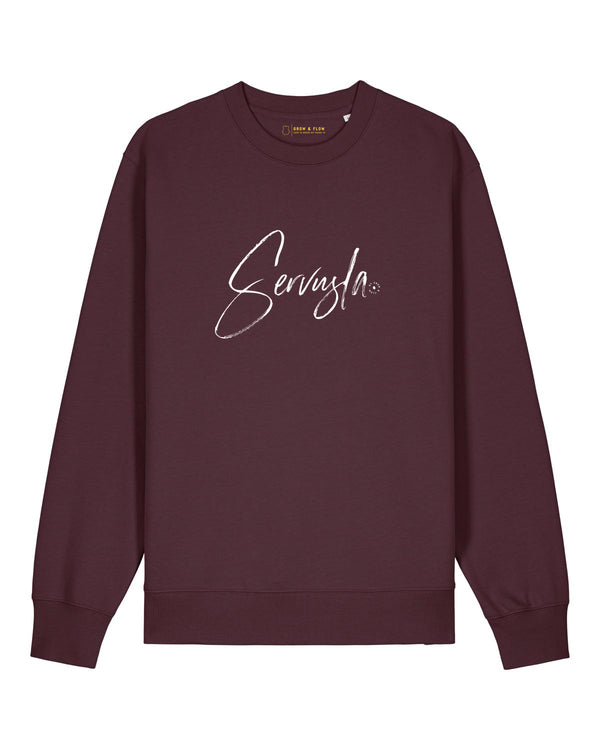 BIO CREWNECK-SWEATSHIRT "SERVUSLA."