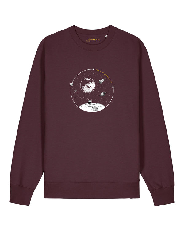 BIO CREWNECK-SWEATSHIRT "TO THE MOON."